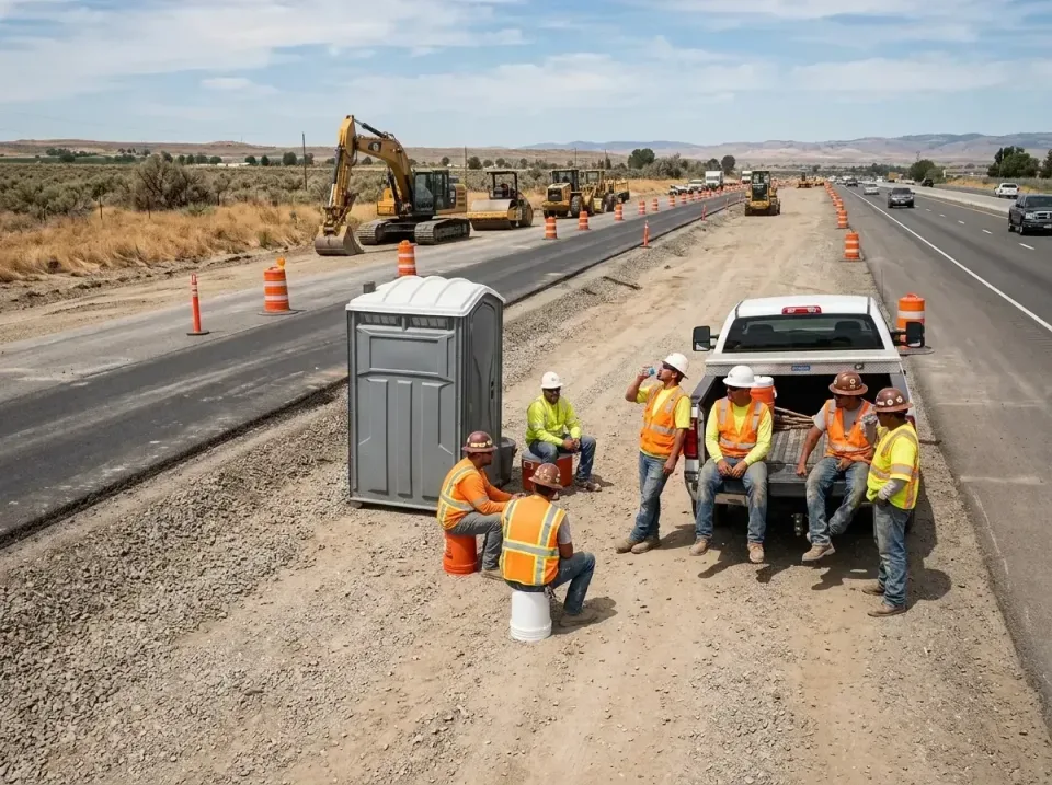 highway-road-construction-crew-007 — frequently asked questions, Porta Potty and Restroom Rentals in Griffin, GA